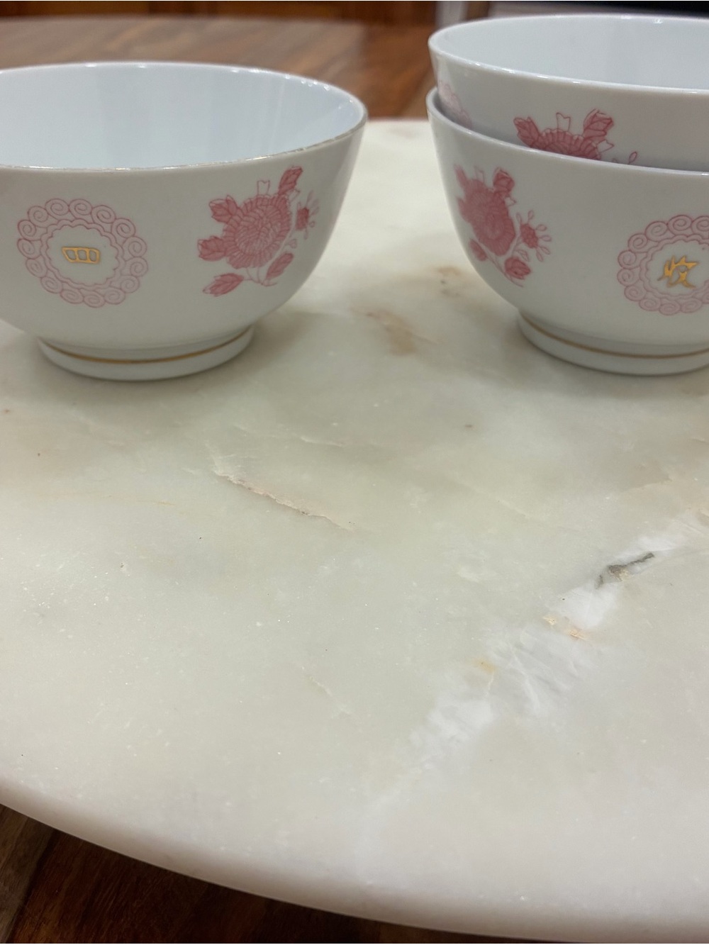 Vintage Liling Chinese Porcelain Bowls - Set of 3 - Picture 4 of 6